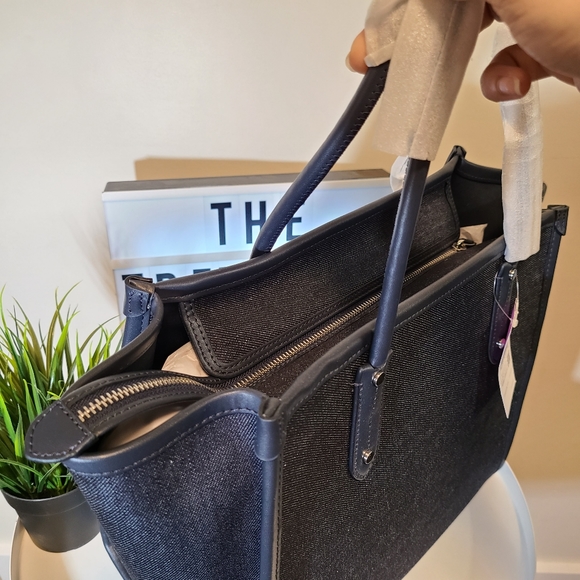 (BNWT) Kate Spade Denim Tote Bag - Picture 4 of 5